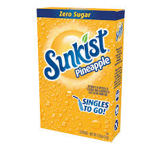 ﻿Sunkist Pineapple Flavored Singles To Go, 6-ct. Packs