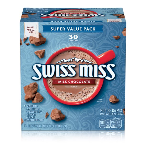 Swiss Miss Classics Milk Chocolate Hot Cocoa Mix, 30 PK