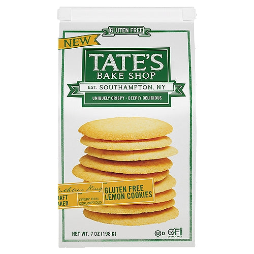 Tate's Bake Shop Gluten Free Lemon Cookies, 7 oz