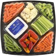 VEGETABLE TRAY VARIETY VEGGIES & DRESSING