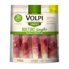 Volpi Roltini Prosciutto Wrapped Mozzarella, 10 ct.  15 oz