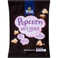 WISE WHITE CHEDDAR POPCORN 6 OZ