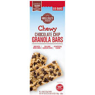 Wellsley Farms Chewy Chocolate Chip Granola Bars, 60 ct.