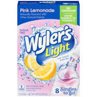 ﻿Wyler's Light Pink Lemonade 8ct