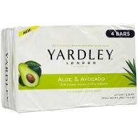 YARDLEY OF LONDON ALOE & AVOCADO 1 BAR 4.25 OZ