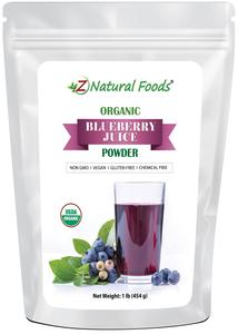 Z Natural Foods BLUEBERRY JUICE POWDER – ORGANIC