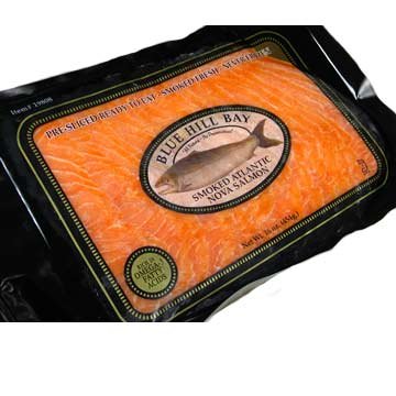 BLUE HILL BAY SMOKED SALMON 16 OZ