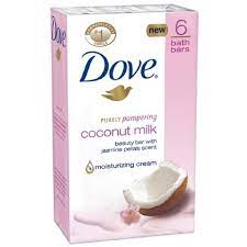 DOVE GO FRESH PURELY PAMPERING COCONUT MILK JASMINE PETALS 6ct