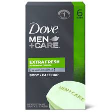 Dove Men Care Extra Fresh Body & Face Bar 8 bars