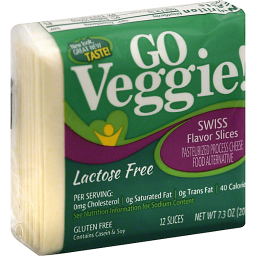 Go Veggie Swiss Flavor Veggie Slices 7.3 oz