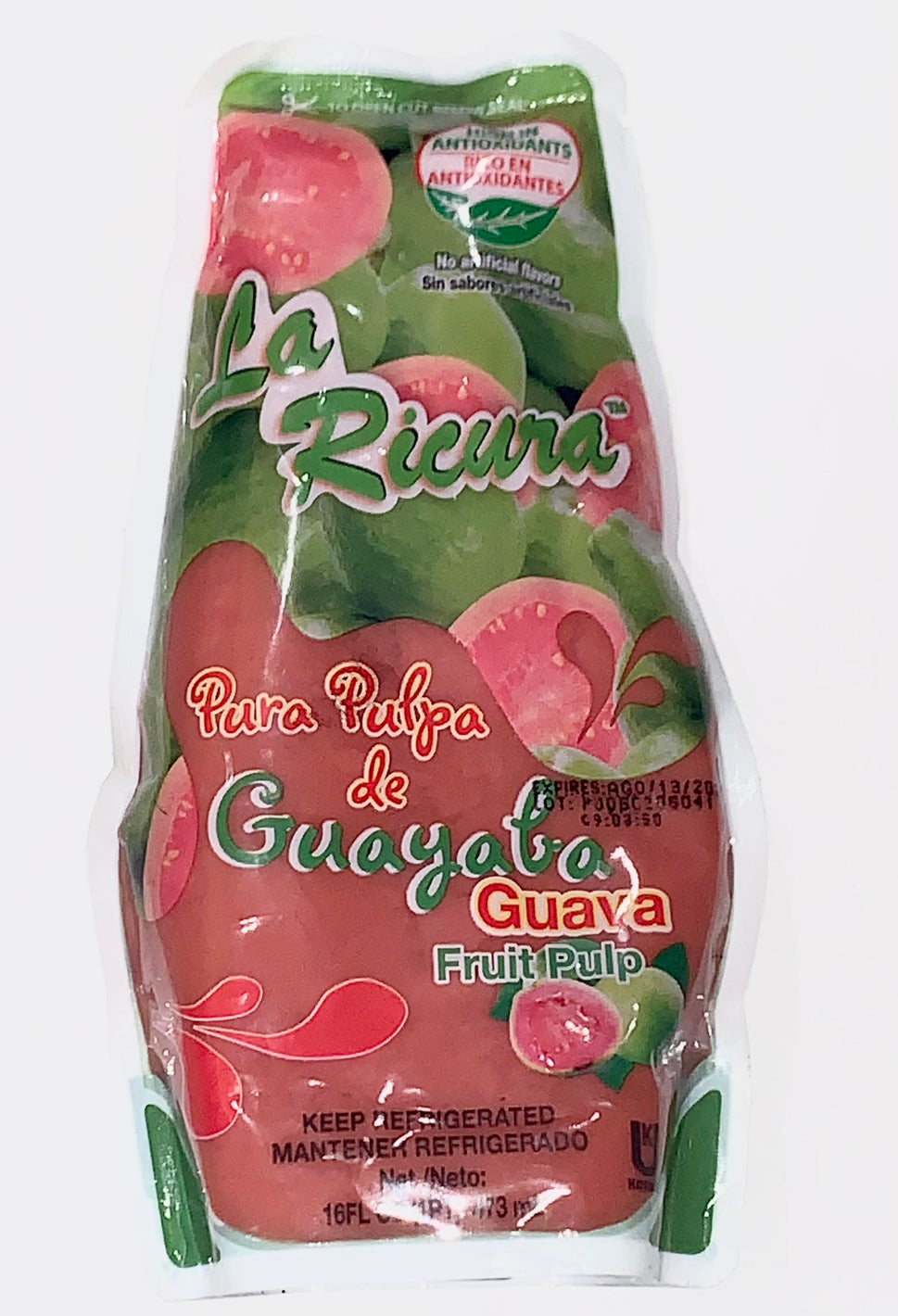 Real Guava Fruit Pulp Ready to Drink or Eat