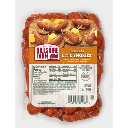 HILLSHIRE FARM CHEDDAR LIL SMOKIES 13.0 OZ