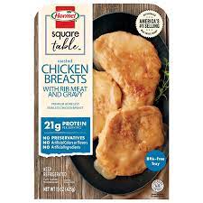 HORMEL  Roasted Chicken Breasts with Rib Meat & Gravy Refrigerated Entrée, 15 oz