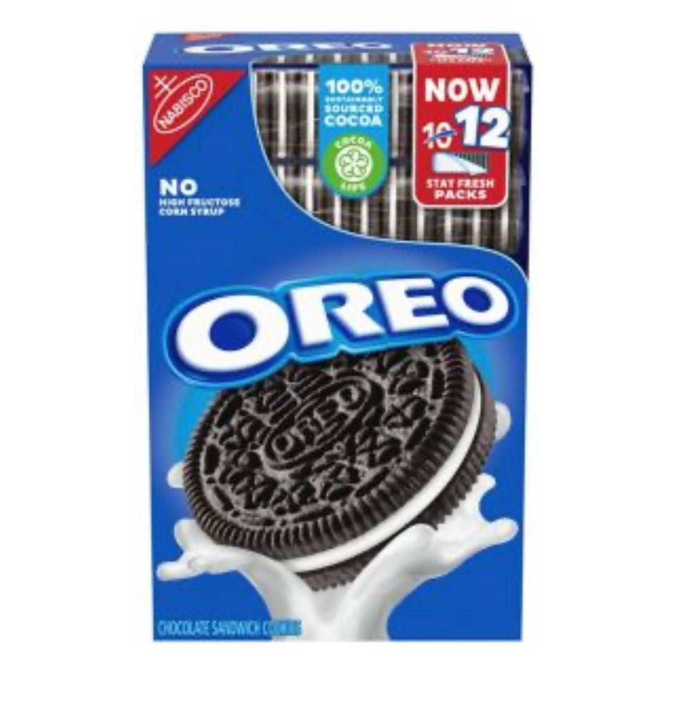 NABISCO OREO 12 LARGE STAY FRESH PACK OREO