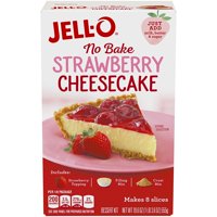 Jell-o  No Bake  Strawberry Cheesecake 17.3