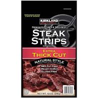 STEAK STRIPS EXTRA THICK CUTS 12 OZ