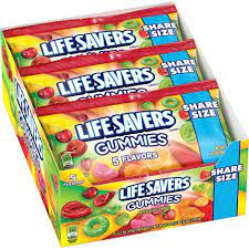 LIFESAVERS 5 FLAVORS SHARE SIZE GUMMIES 4.2 OZ EA. 15 CT