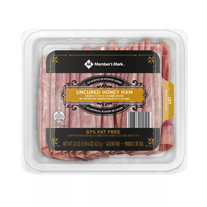 Member's Incured Honey Ham, Sliced (22 oz.)