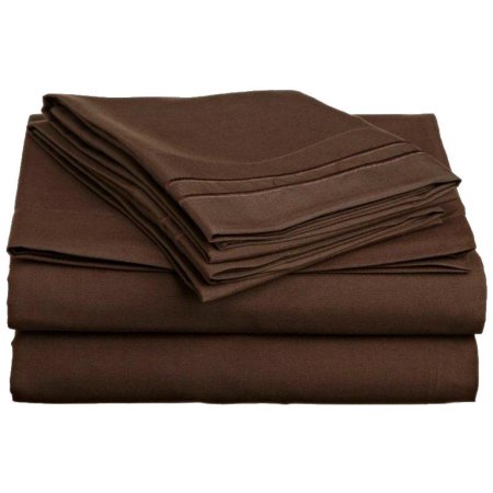 3 TWIN PIECE SHEET SET MOCHA