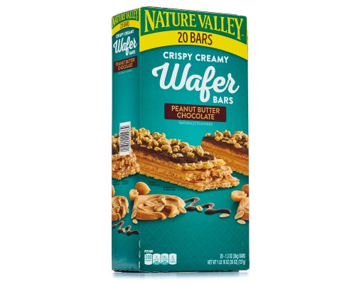Nature Valley Peanut Butter Crispy Creamy Wafer Bars, 20 ct