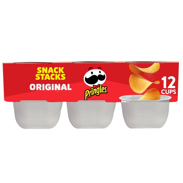 PRINGLES ORIGINAL 8 OZ  12 CT