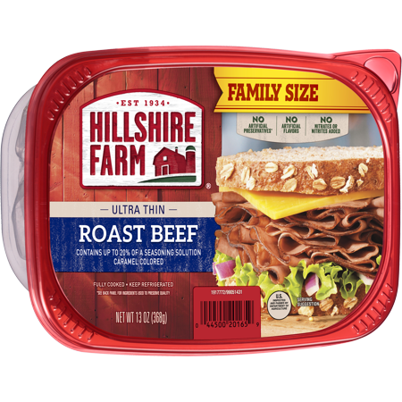 HILLSHIRE FARM DELI SELECT ULTRA THIN ROASTS BEEF 7 0Z