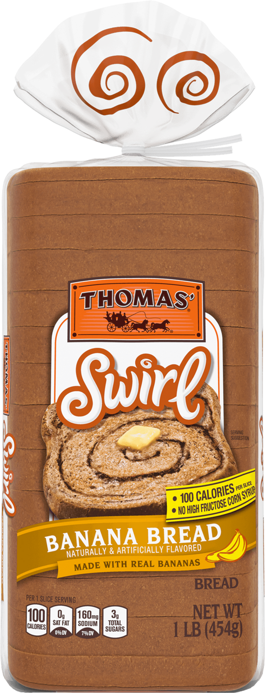 Thomas' Banana Swirl Bread 16 oz