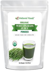 z Natural Foods WHEATGRASS JUICE POWDER – ORGANIC