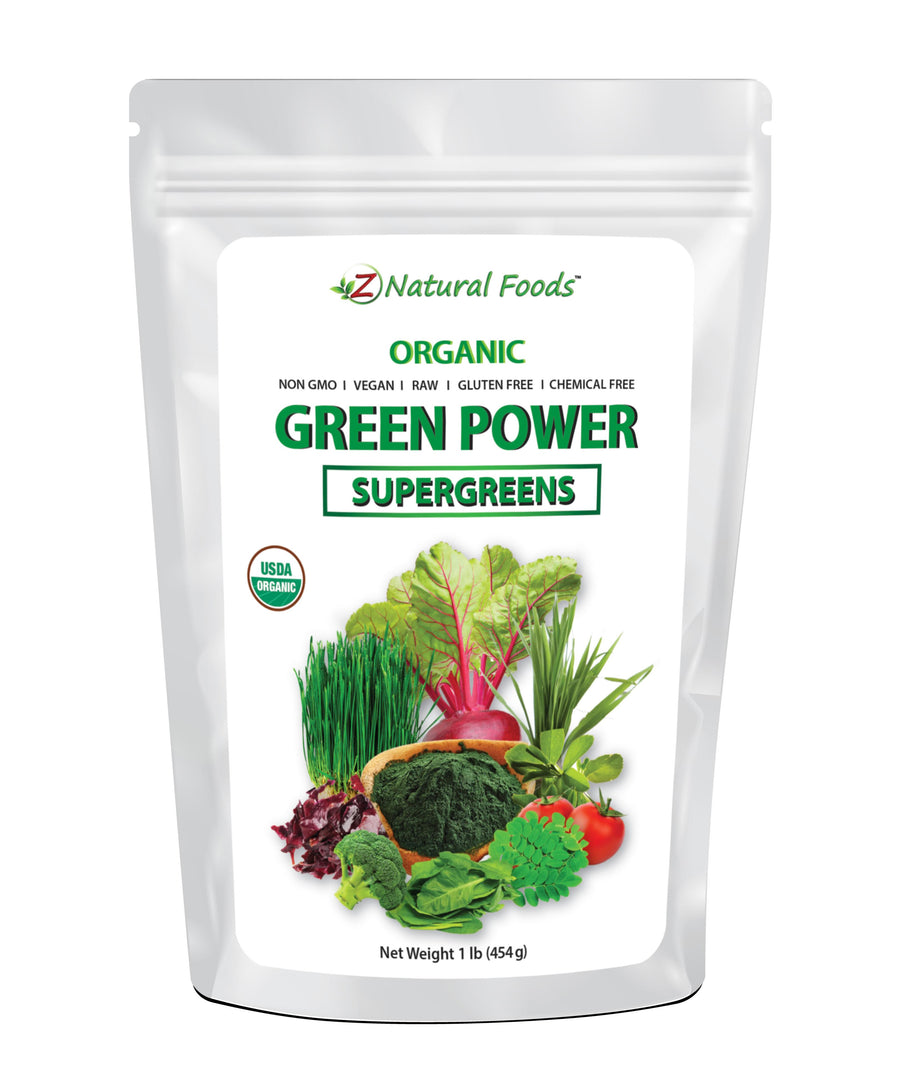 Z Natural Foods ﻿GREEN POWER - ORGANIC SUPERGREENS BLEND